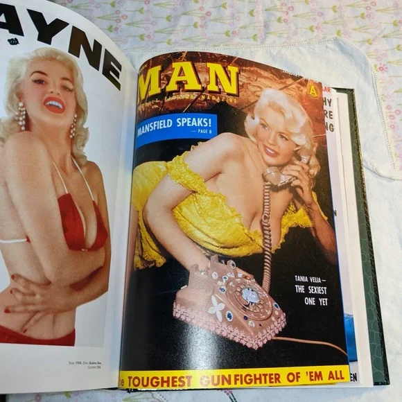 DIAN HANSON'S💋History of Men's Magazines Taschen From Post War 1959 Pin-Up Girl - Picture 2 of 11